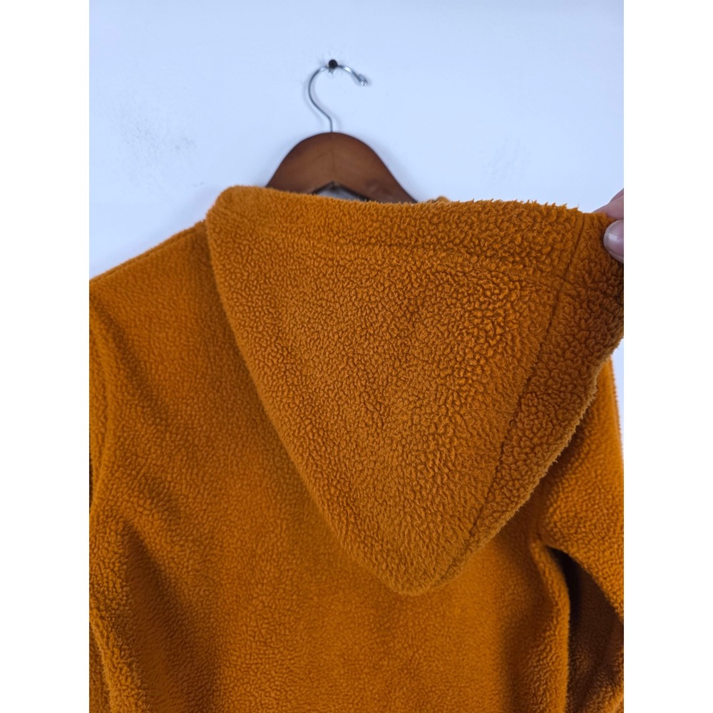 Kari Traa Rothe Womens Fleece Pullover Hoodie XS Quarter Zip Jacket Copper - Picture 6 of 12